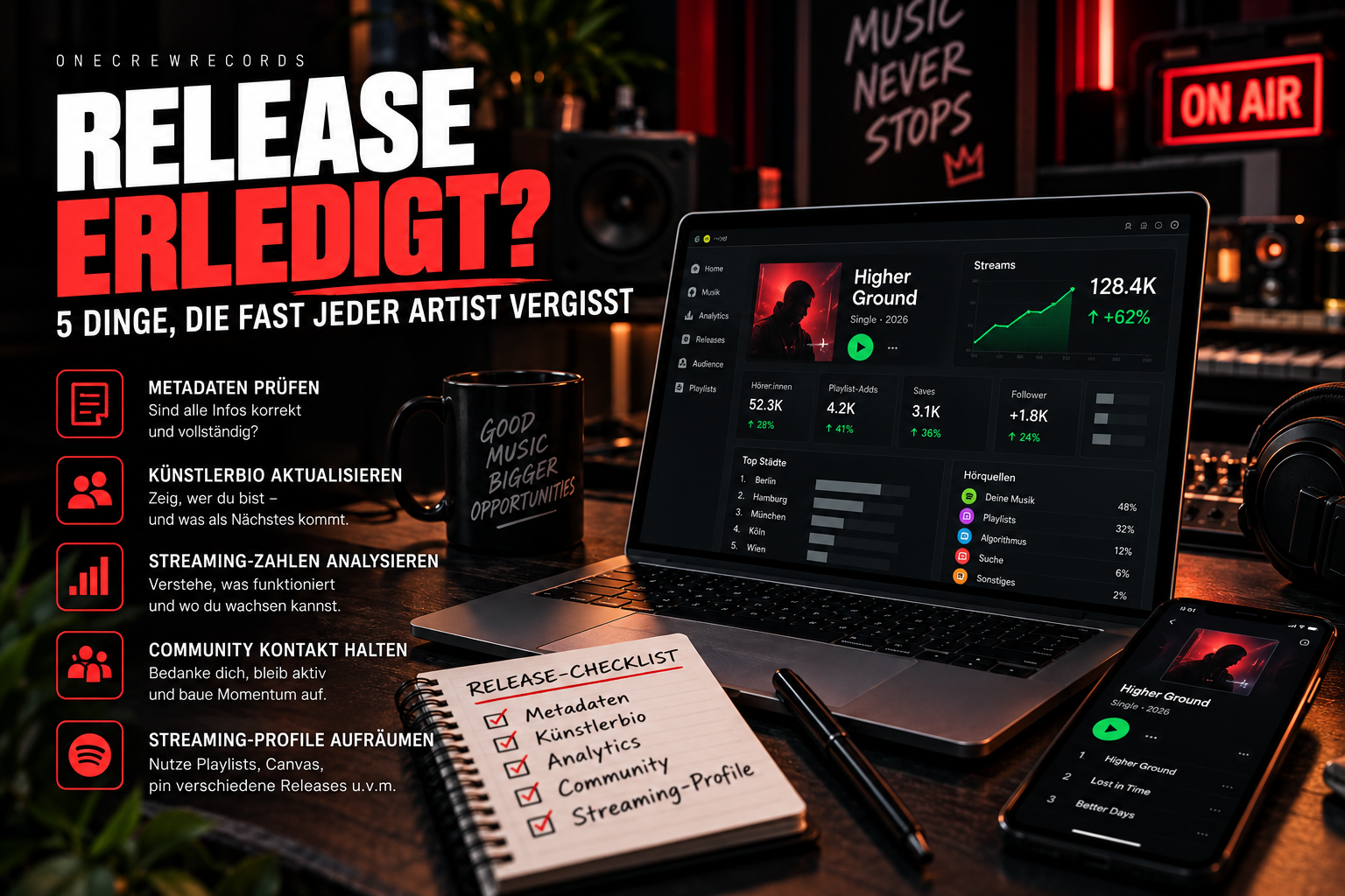 Release fatto? 5 cose che quasi tutti gli artisti dimenticano