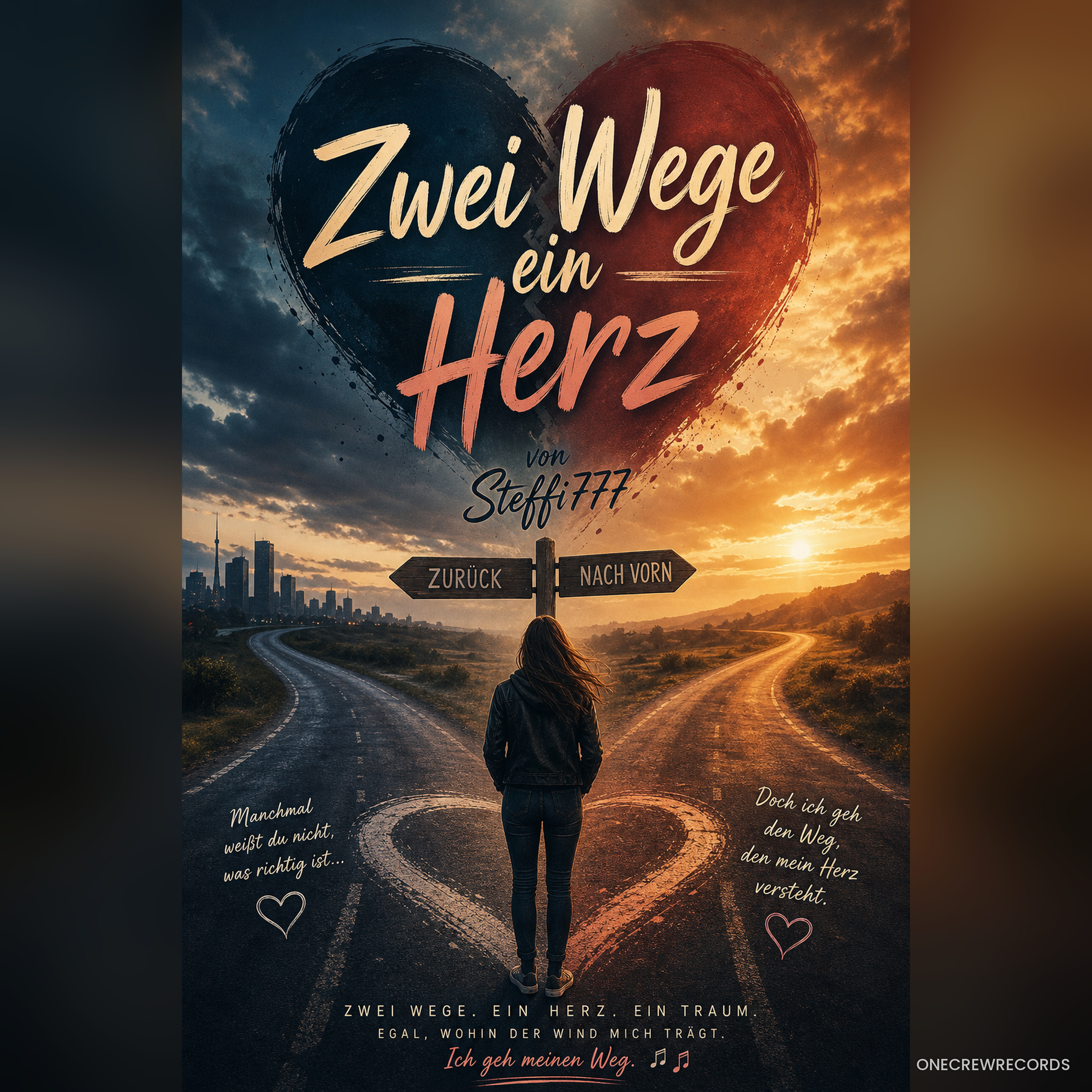 Zwei Wege ein Herz